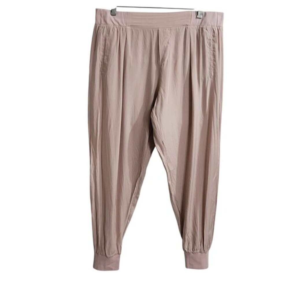 ATM Anthony Thomas Melillo Silk Pants Joggers Pink L